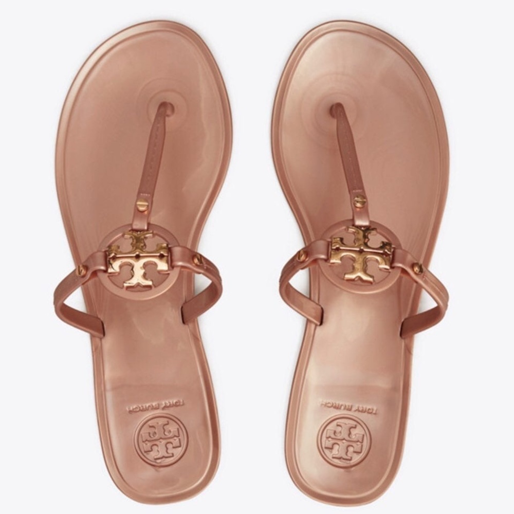 TORY BURCH- Mini Miller Jelly Thong Sandal- 8